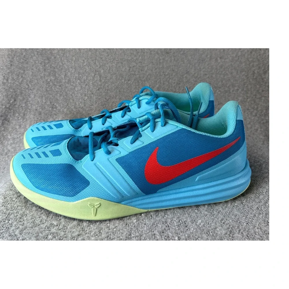 Nike Kobe Mentality Men 13 Blue Lagoon Low Top Basketball Running Gym 704942-400